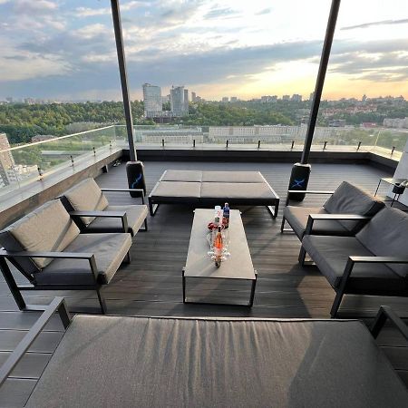 Apartamento The Penthouse Kiev Exterior foto