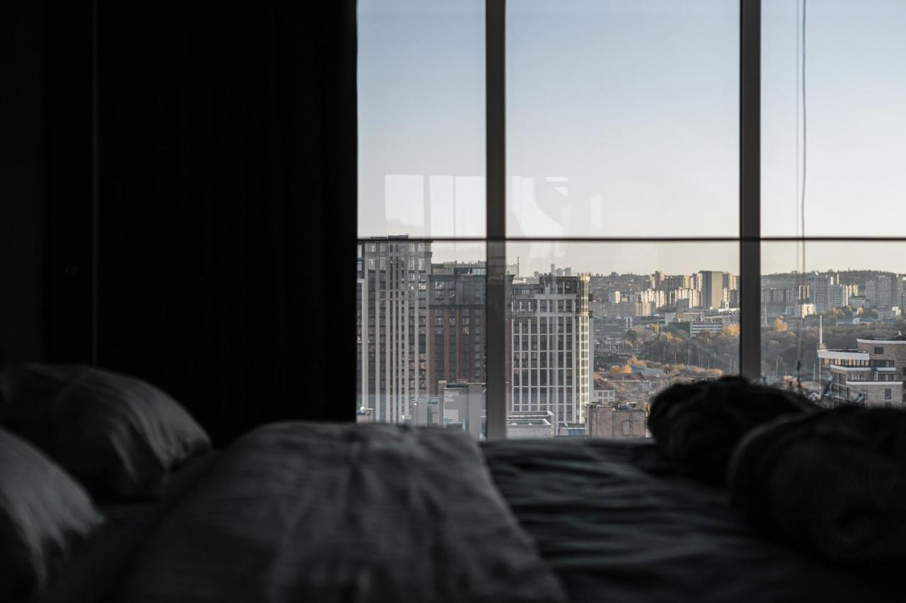 Apartamento The Penthouse Kiev Exterior foto