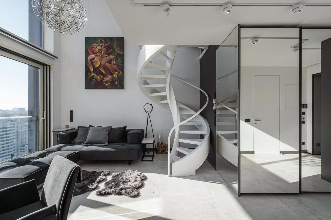 Apartamento The Penthouse Kiev Exterior foto