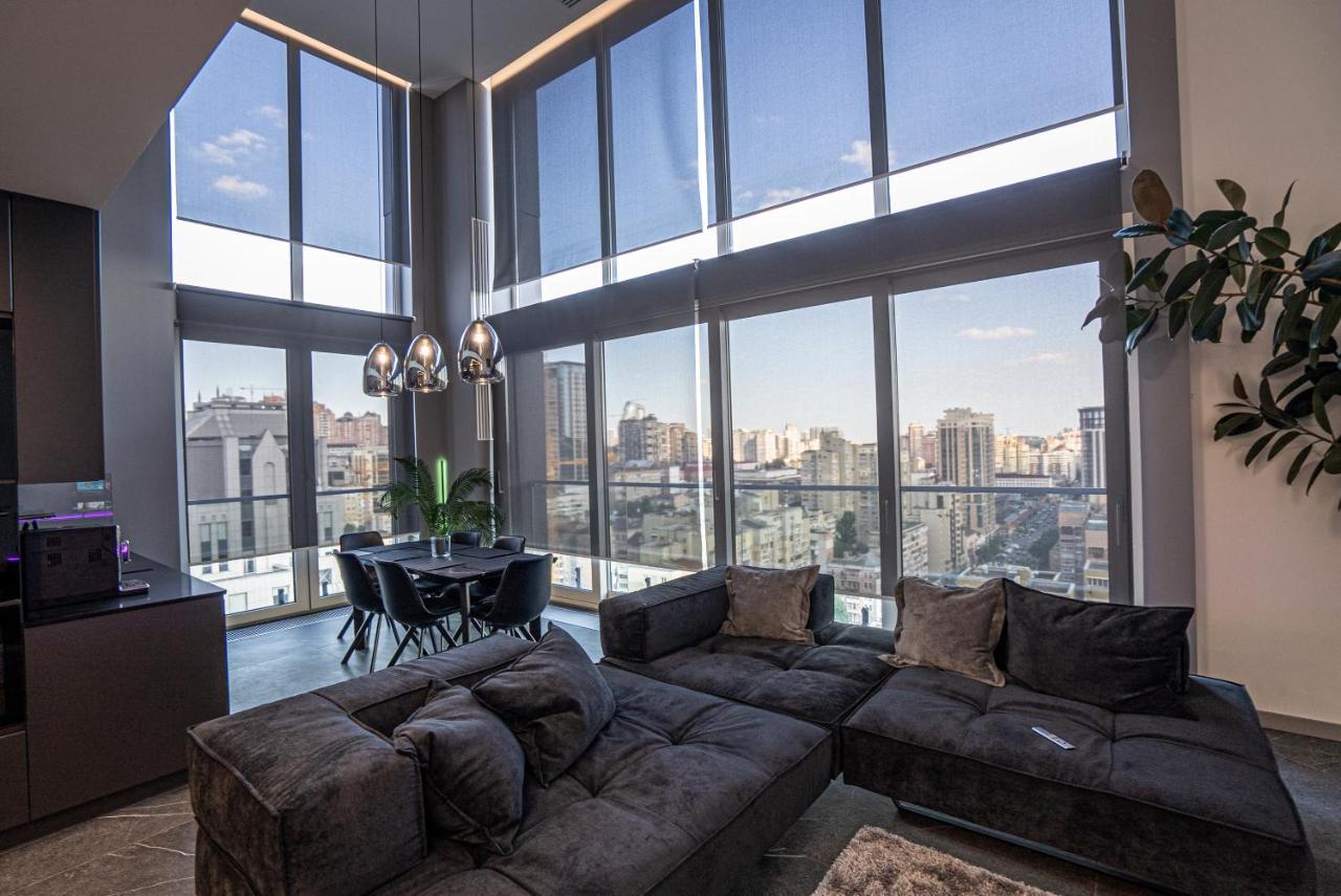Apartamento The Penthouse Kiev Exterior foto